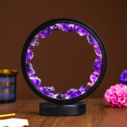 Kristály éjjeli lámpa