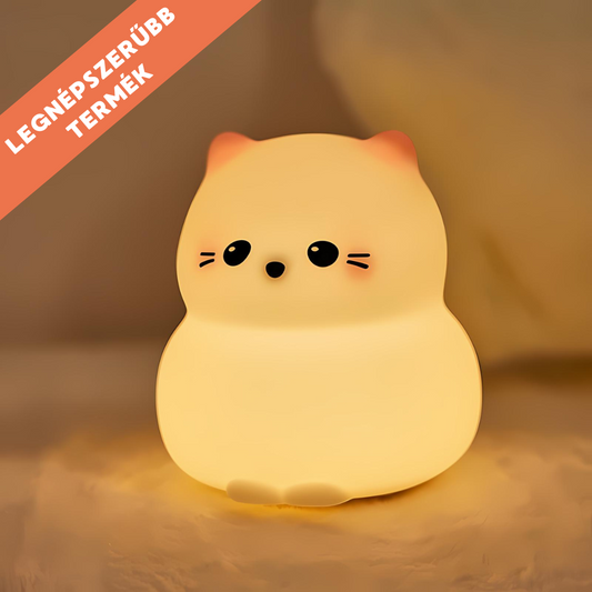 Mici - a kivácsi Macska Éjjeli LED Lámpa