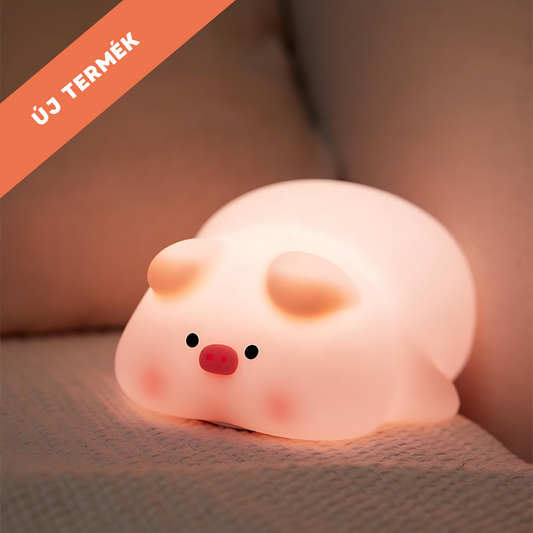 Pufi - a pocakos Malac Éjjeli LED Lámpa