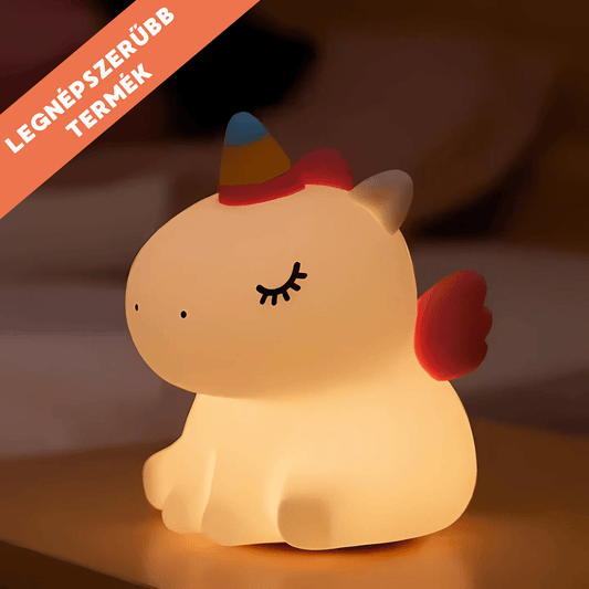 Unikornis éjjeli lámpa lányoknak