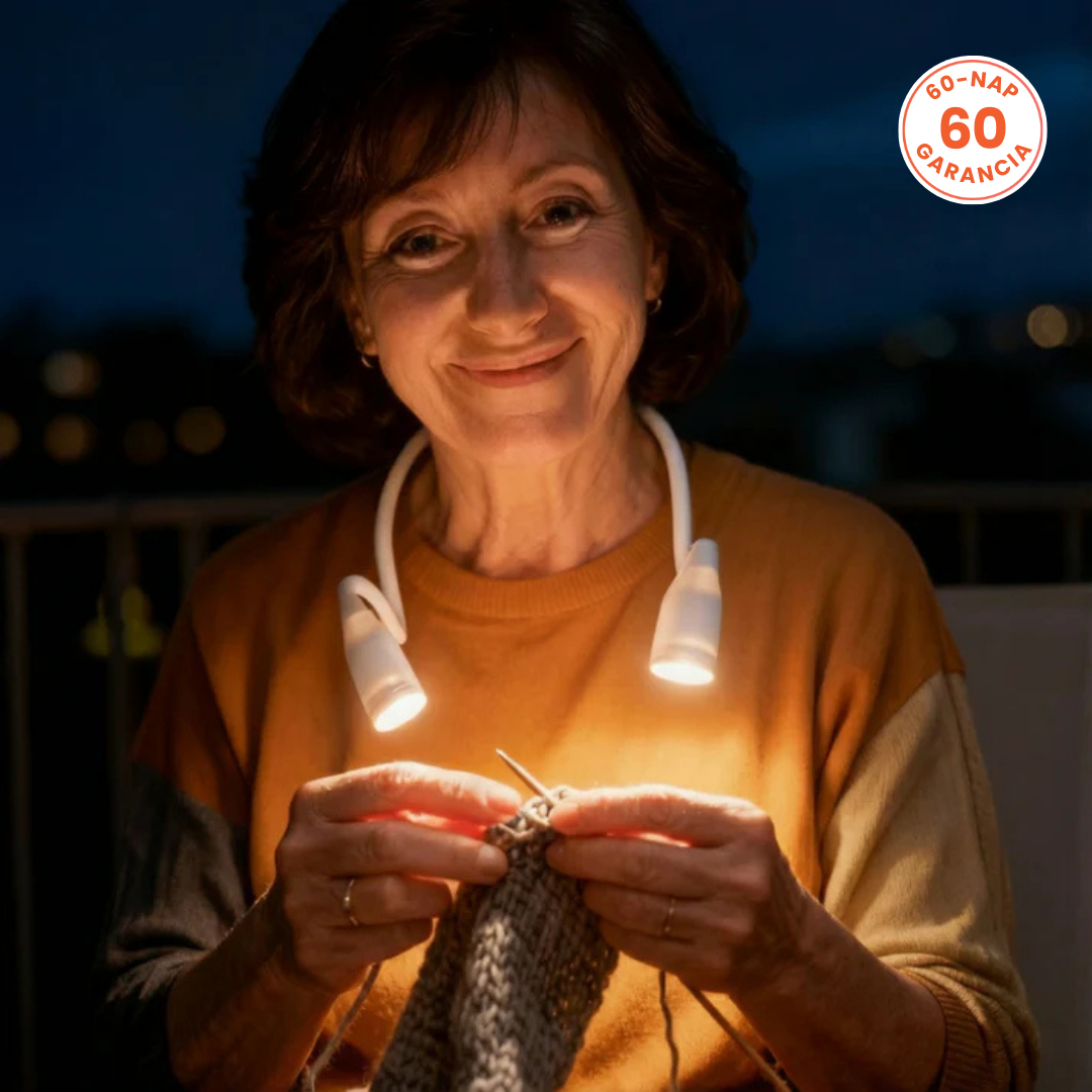 TűFény NyakLámpa – Nyakba Akasztható Lámpa Varráshoz