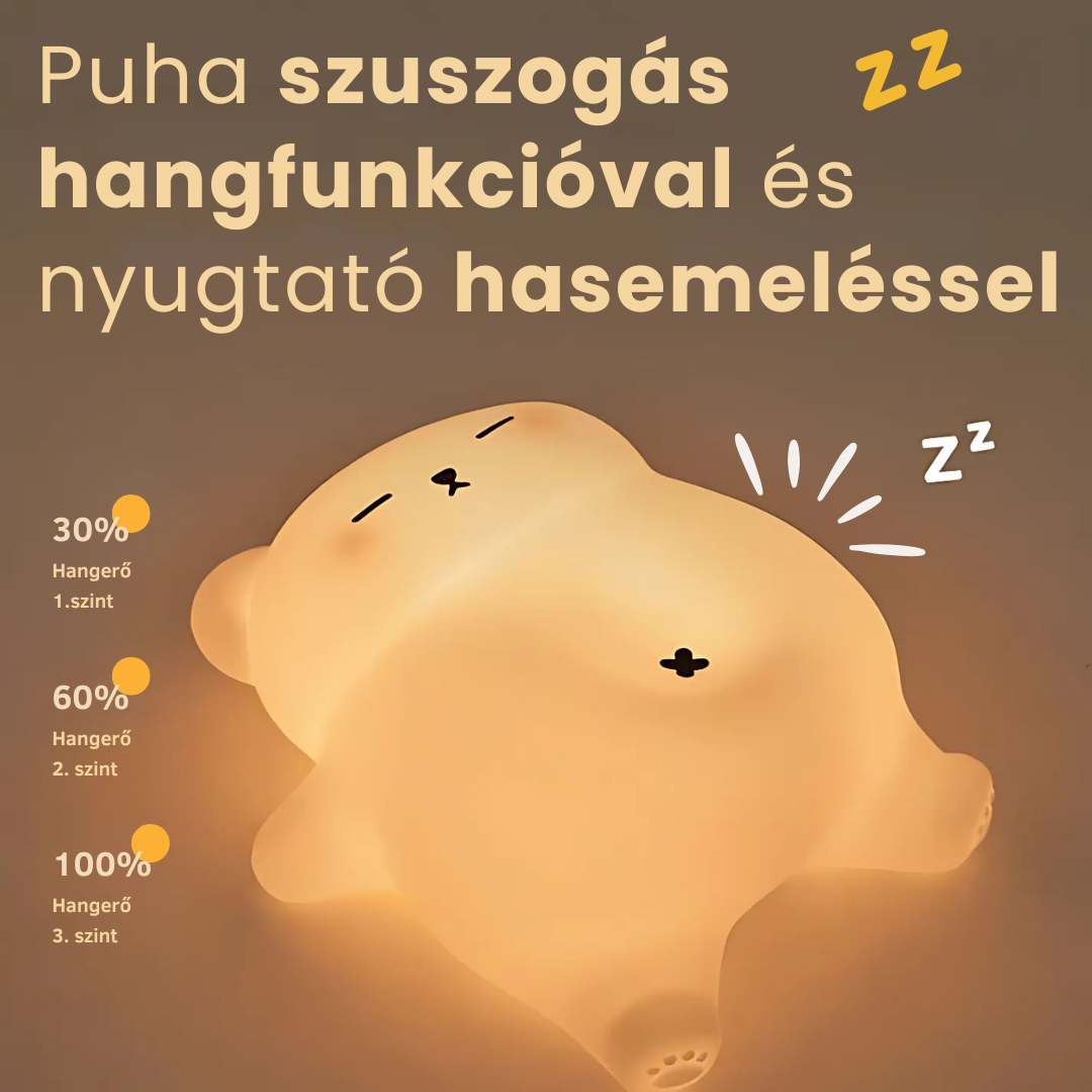 Lunó - a szuszogó Jegesmedve Éjjeli LED Lámpa