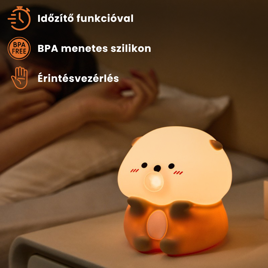 Ottó - a tengeri Vidra Éjjeli LED Lámpa