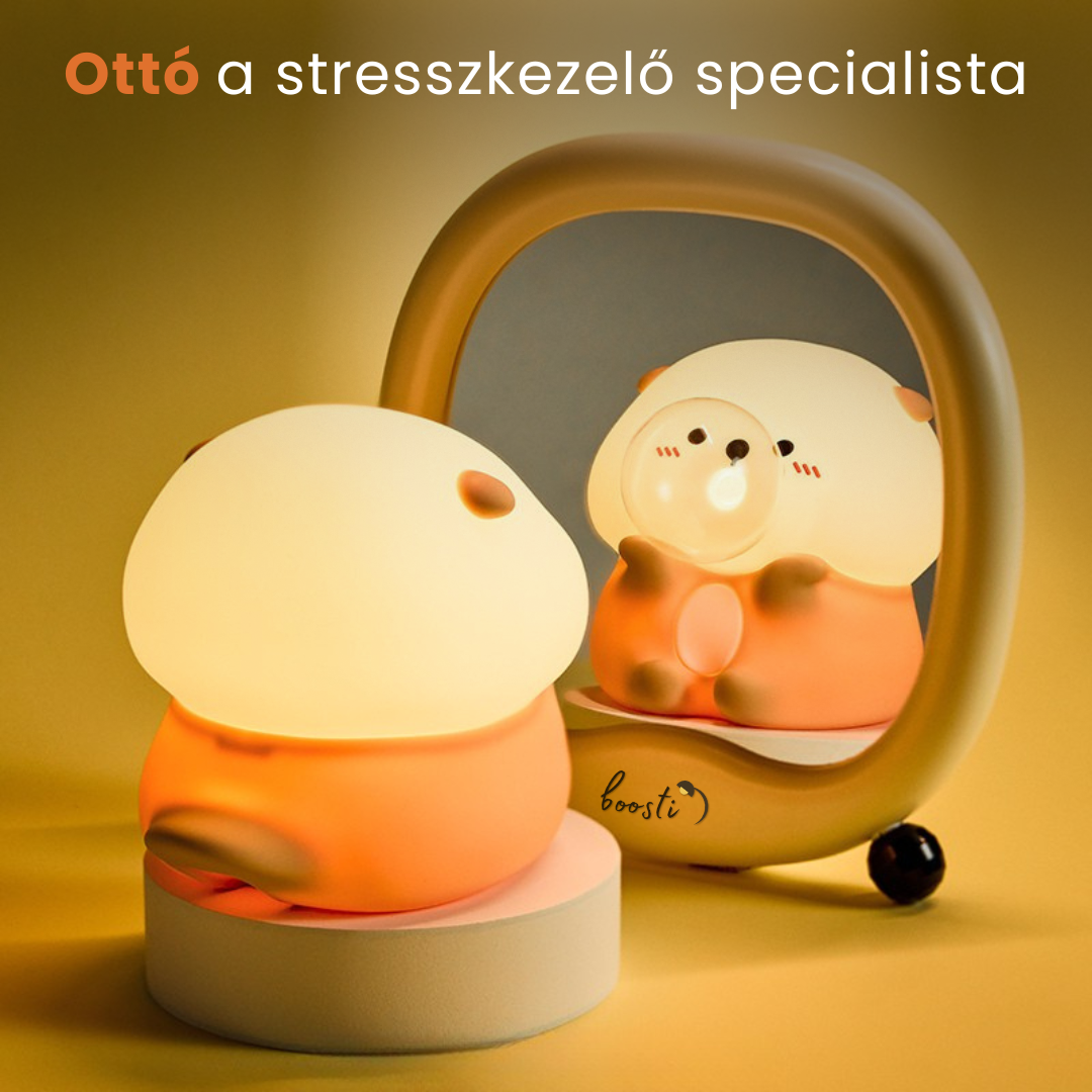 Ottó - a tengeri Vidra Éjjeli LED Lámpa