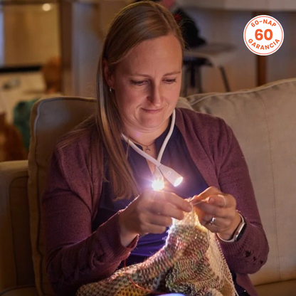 TűFény NyakLámpa – Nyakba Akasztható Lámpa Varráshoz