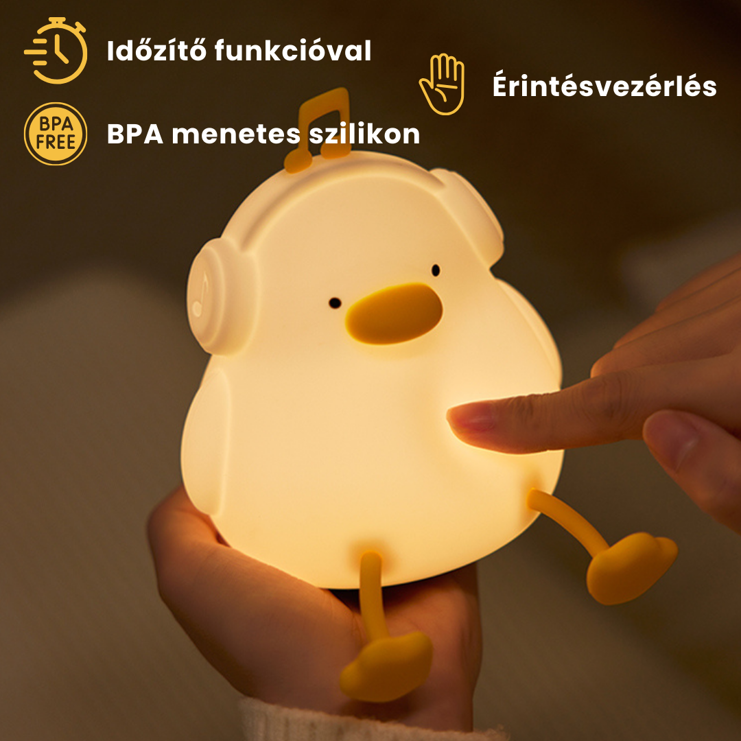 Bubu – a Füles Kacsa Éjjeli LED Lámpa