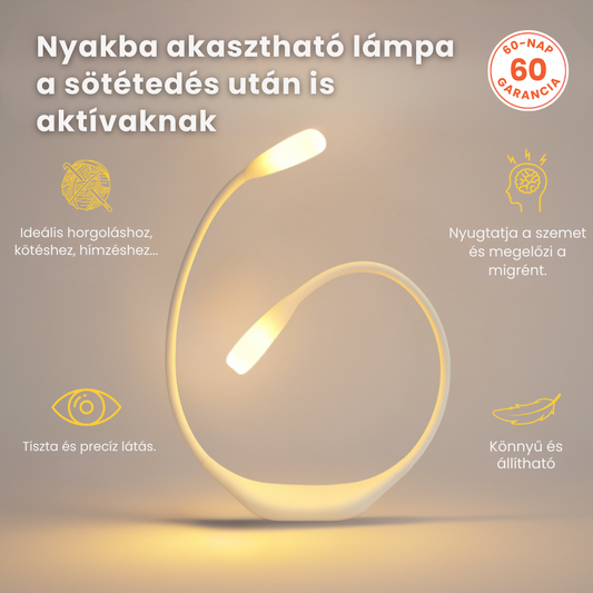 TűFény NyakLámpa – Nyakba Akasztható Lámpa Varráshoz