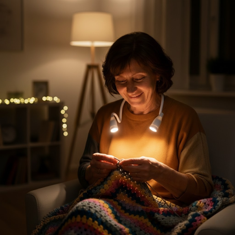 <p><strong>Kényelmesebb és élvezetesebb</strong> lesz vele a kötés/horgolás.</p>