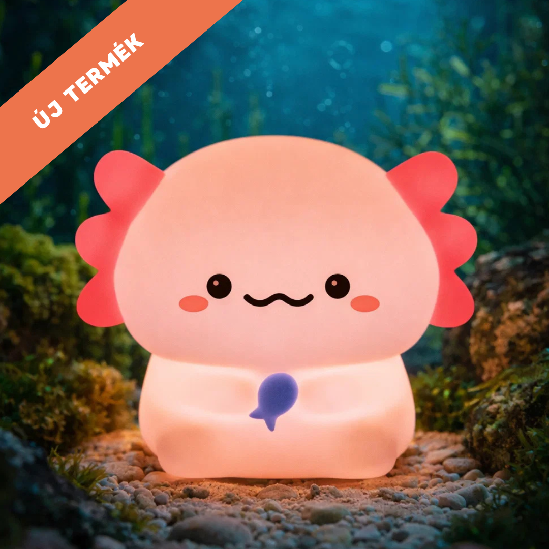 Noé - a BabyAxolotl Éjjeli LED Lámpa