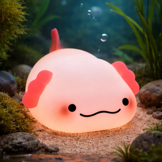 Lotti - a bájos Axolotl Éjjeli LED Lámpa