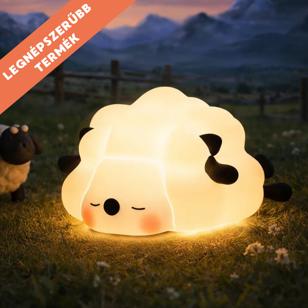 Benő - a puha Bárány Éjjeli LED Lámpa