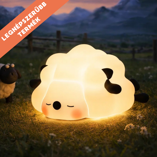 Benő - a puha Bárány Éjjeli LED Lámpa