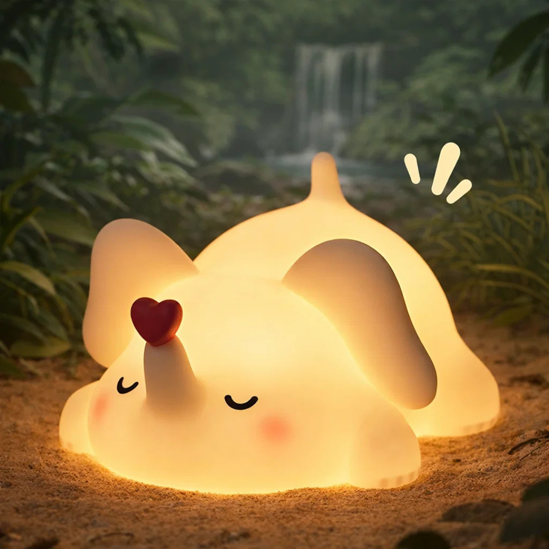 Dumboo - a szerelmes Elefánt Éjjeli LED Lámpa