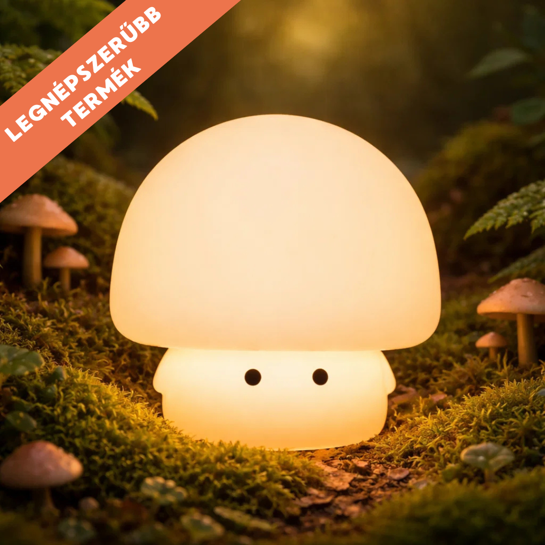 Csiperke - a Mesegomba Éjjeli LED Lámpa