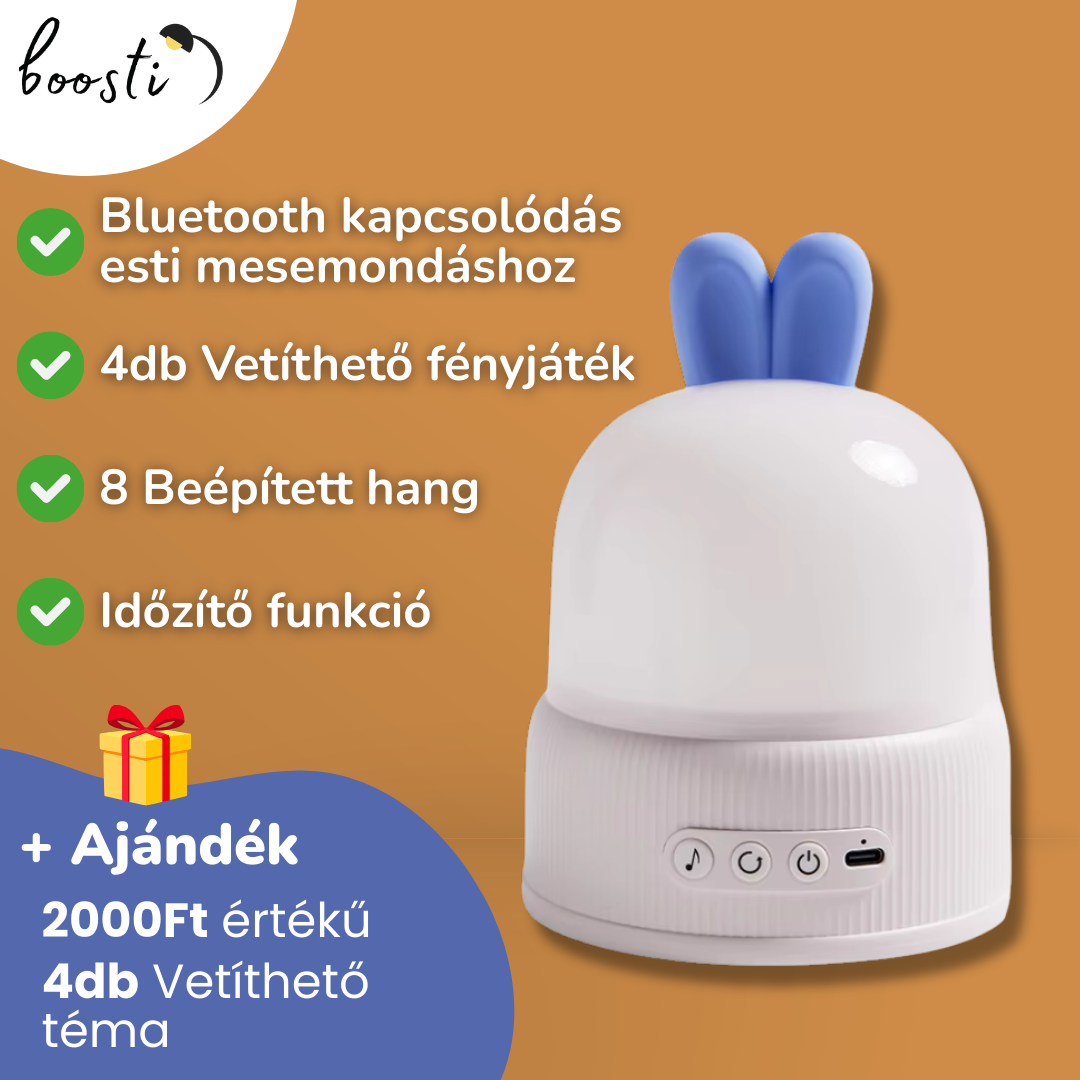 Mesekuckó éjjeli lámpa projektor