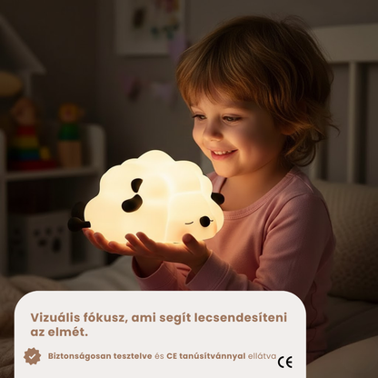 Benő - a puha Bárány Éjjeli LED Lámpa