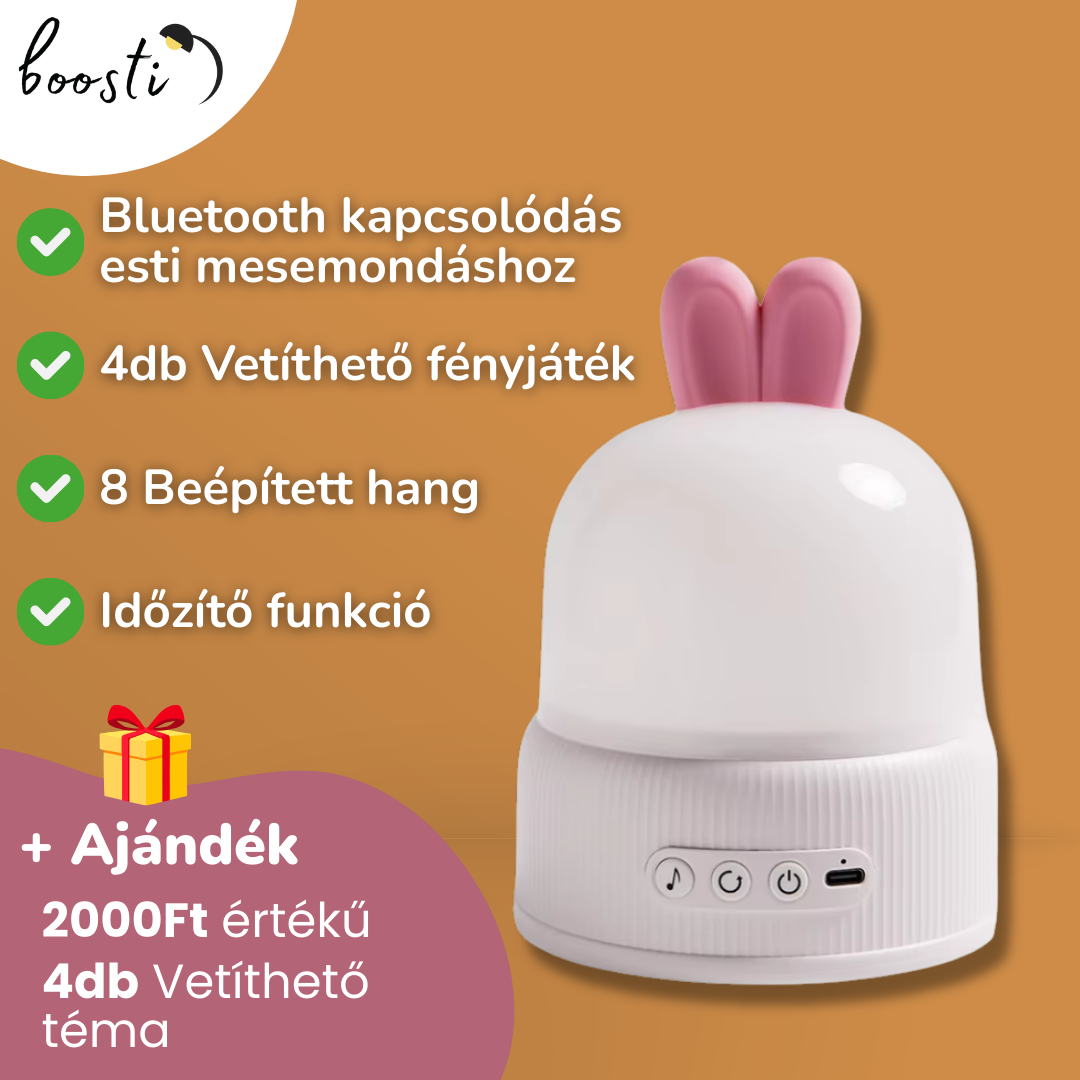 Mesekuckó éjjeli lámpa projektor